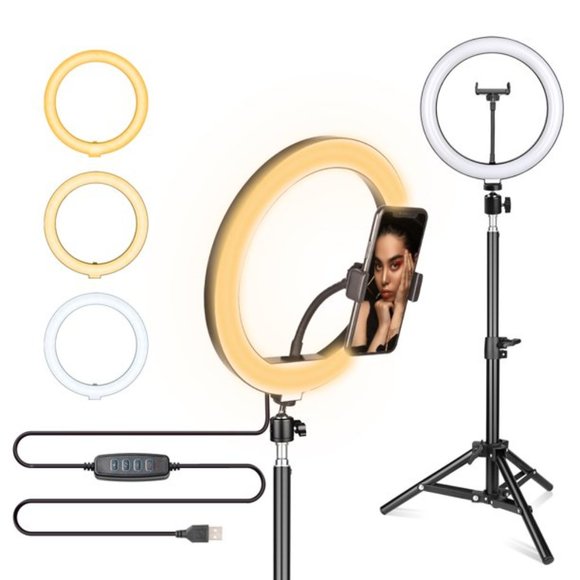 Other - 10" inch selfie/makeup Ring Light  Extendable Tripod Stand